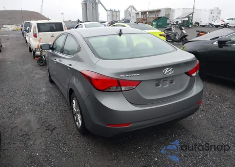 2014 Hyundai Elantra Se из США, поврежденный, VIN 5NPDH4AEXEH484345
